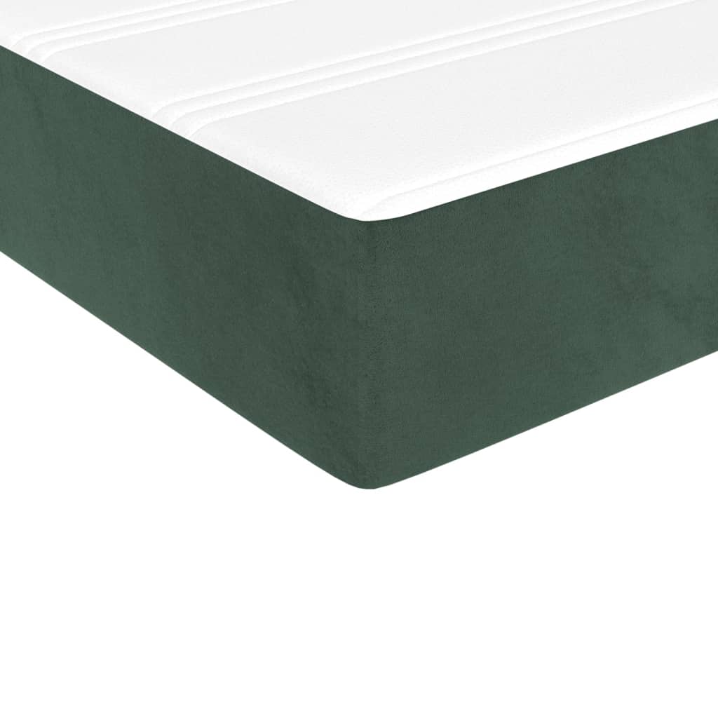 Sommier à lattes de lit avec matelas Vert foncé 90x200 cm - XIOS