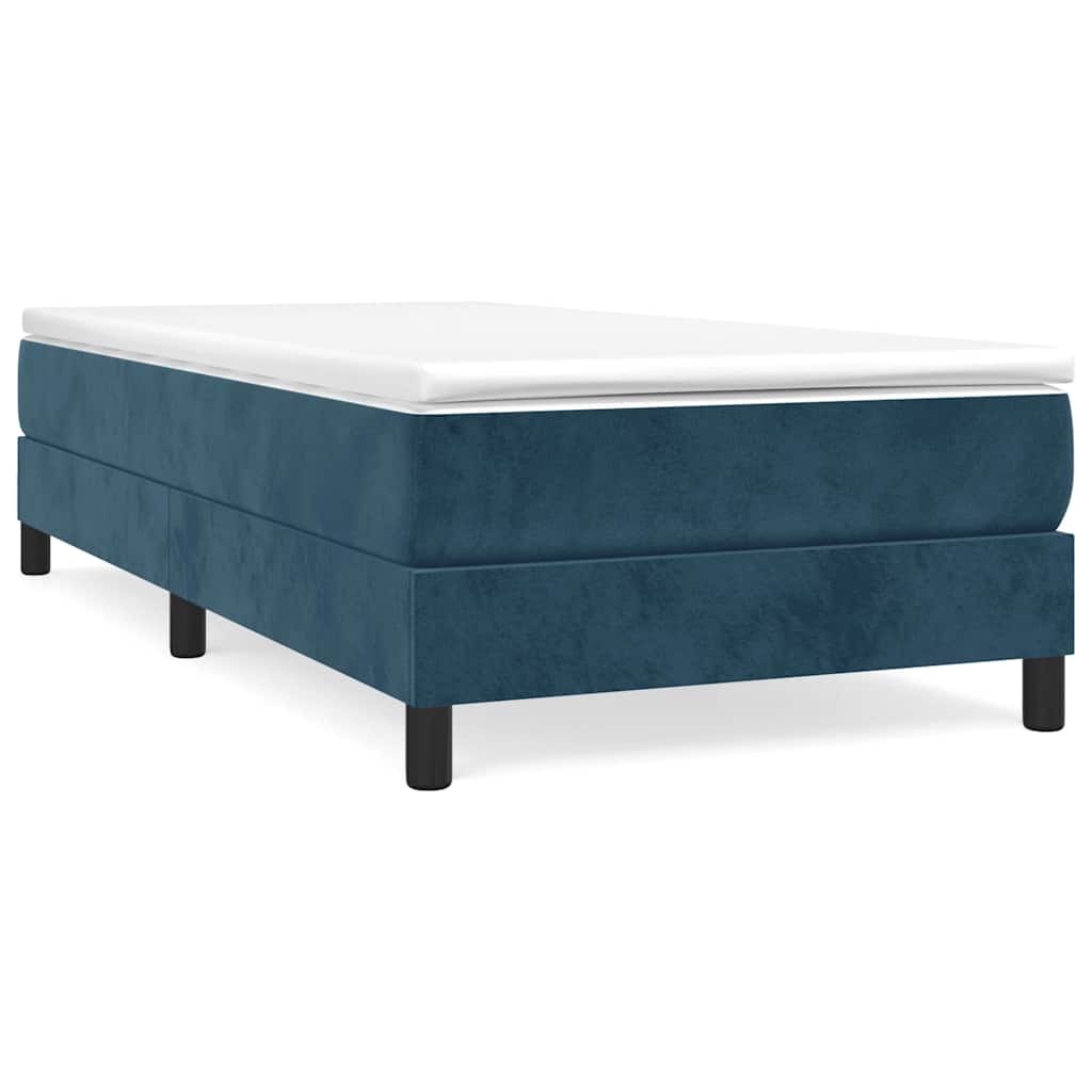 Sommier à lattes de lit avec matelas Bleu foncé 90x200 cm - XIOS