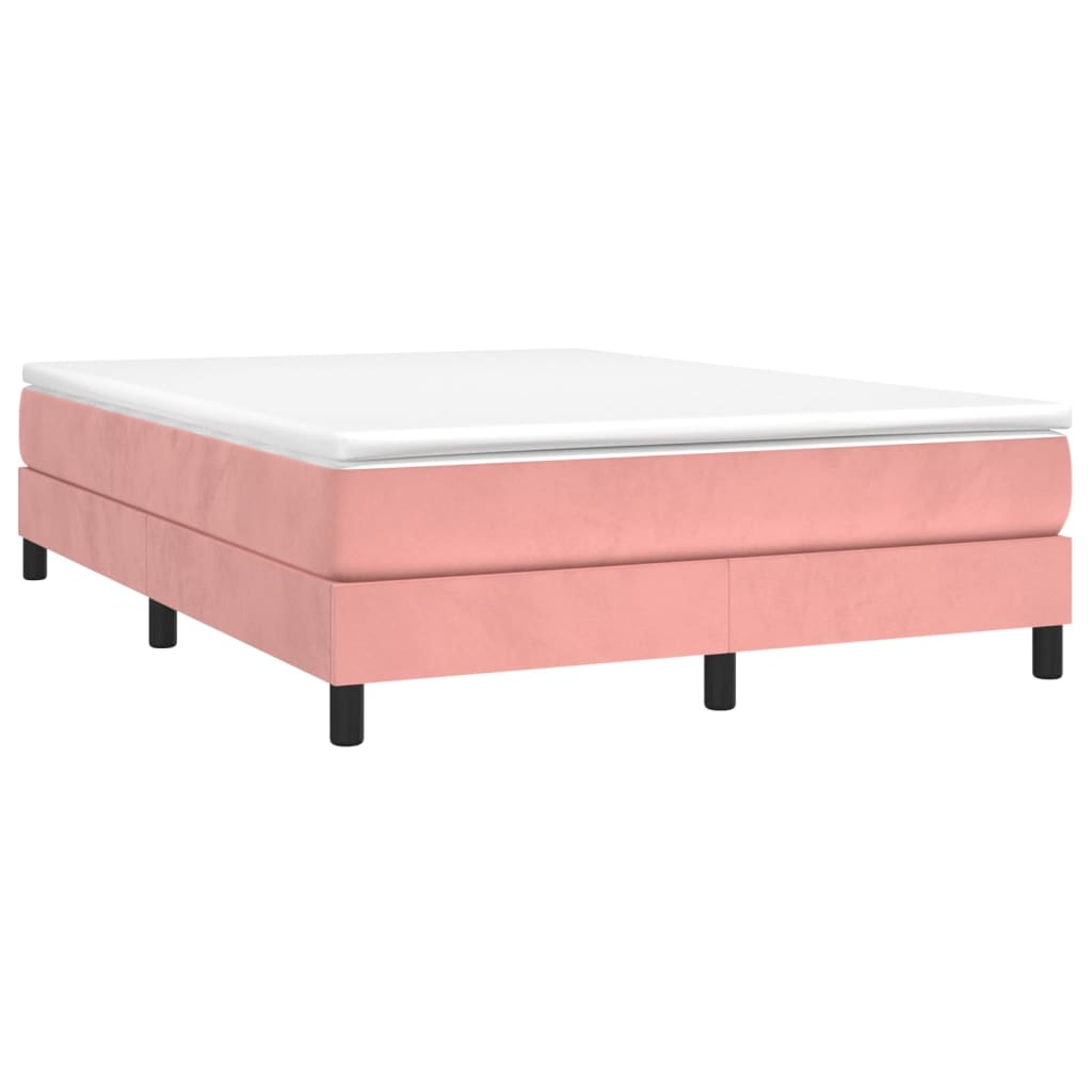 Sommier à lattes de lit avec matelas Rose 140x190 cm Velours - XIOS