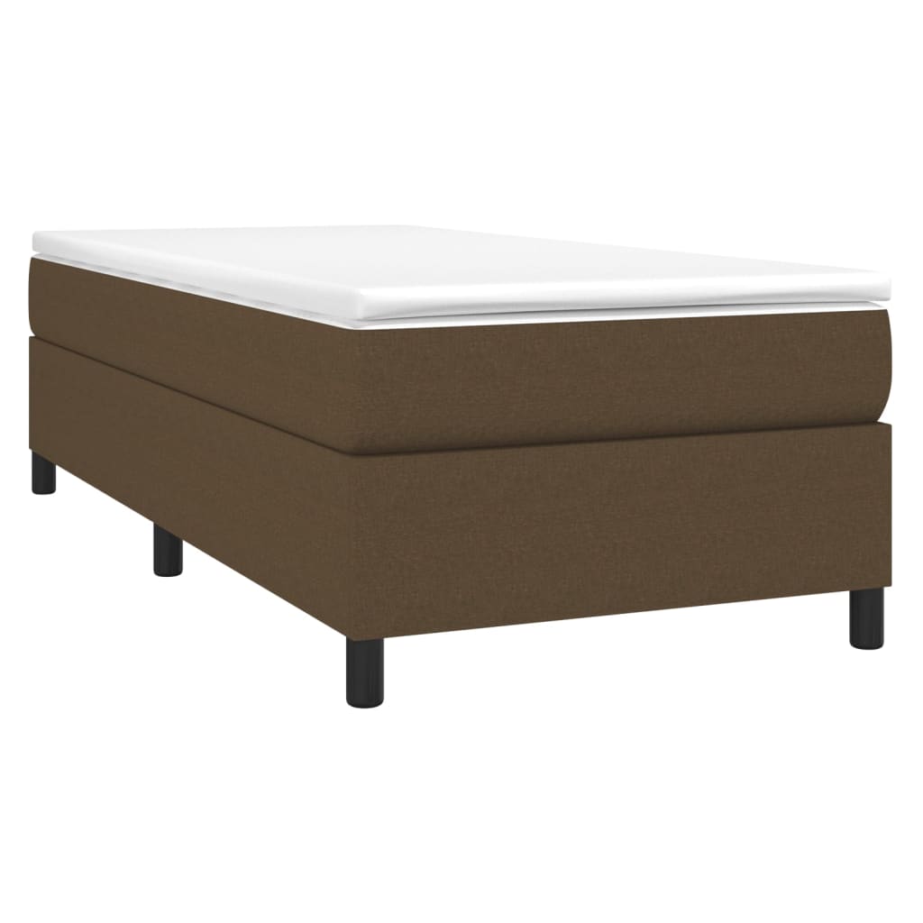 Sommier à lattes de lit avec matelas Marron foncé 80x200 cm - XIOS