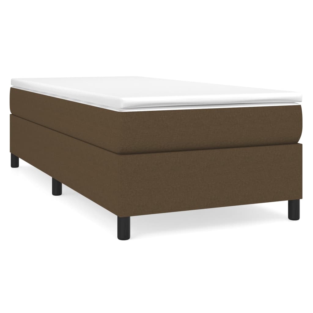 Sommier à lattes de lit avec matelas Marron foncé 90x200 cm - XIOS