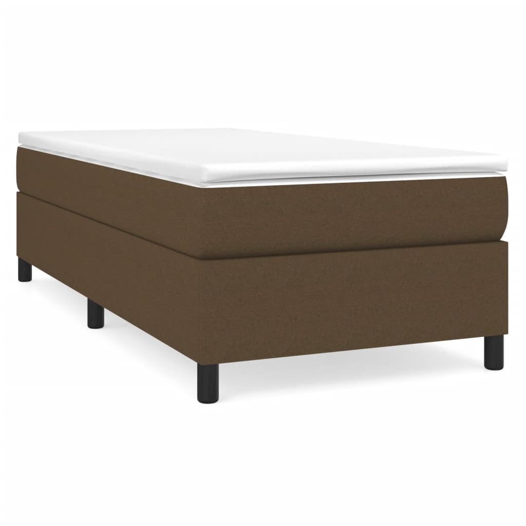 Sommier à lattes de lit avec matelas Marron foncé 100x200 cm - XIOS