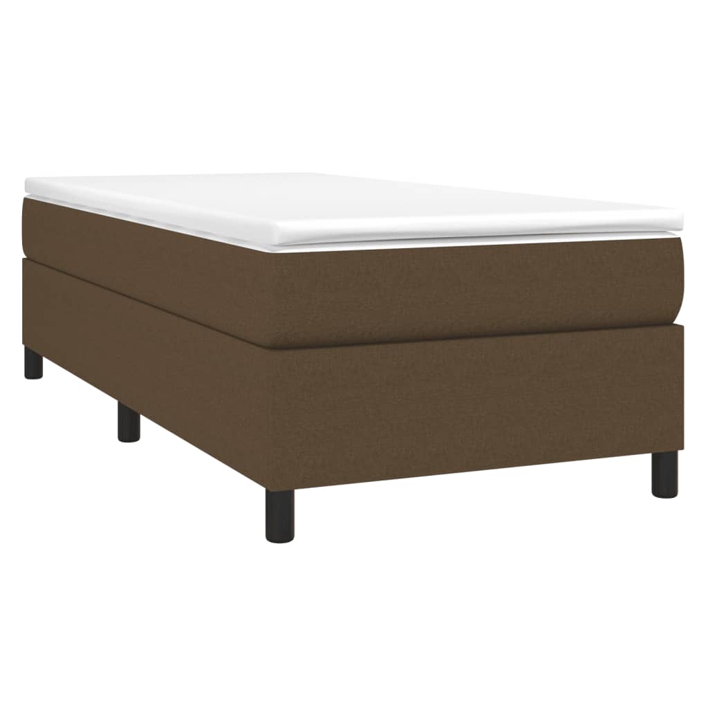 Sommier à lattes de lit avec matelas Marron foncé 100x200 cm - XIOS