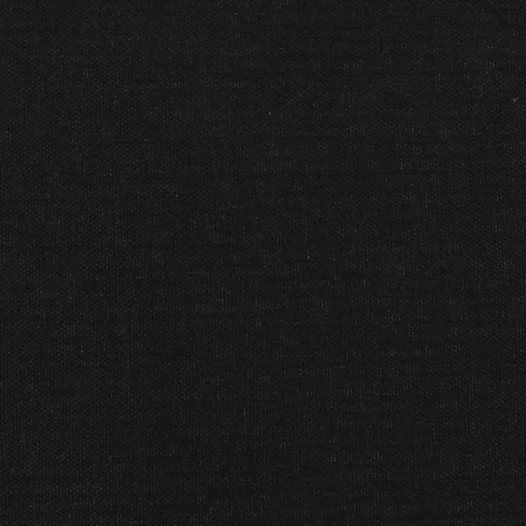 Sommier à lattes de lit avec matelas Noir 120x200 cm Tissu - XIOS