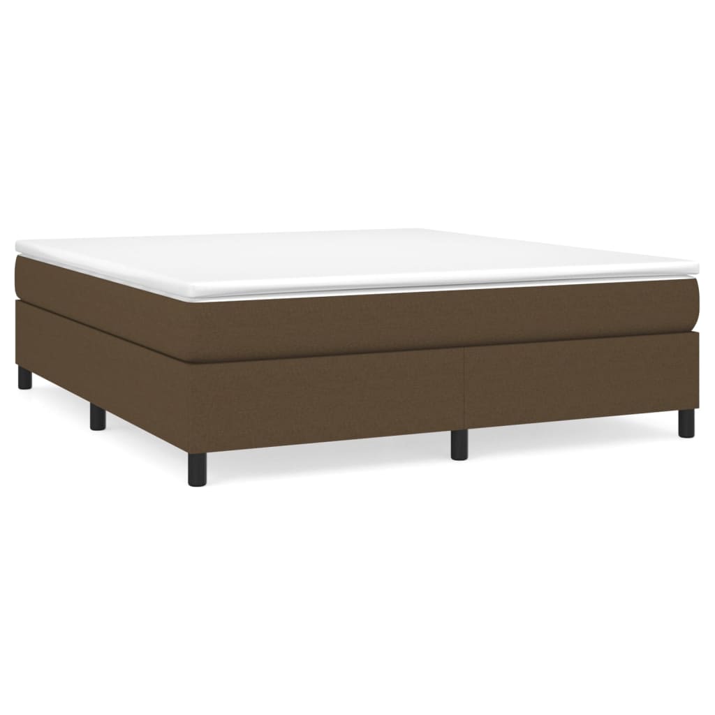 Sommier à lattes de lit avec matelas Marron foncé 180x200 cm - XIOS