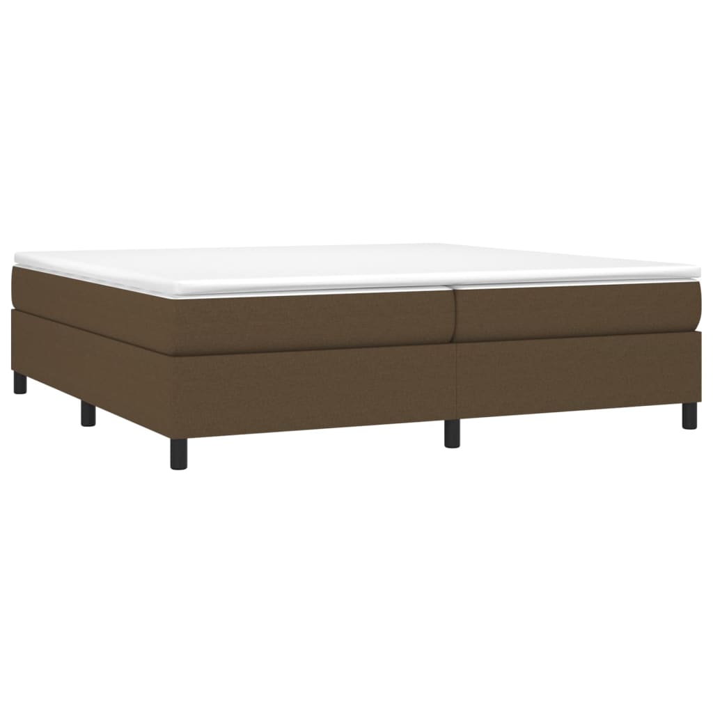 Sommier à lattes de lit avec matelas Marron foncé 200x200 cm - XIOS