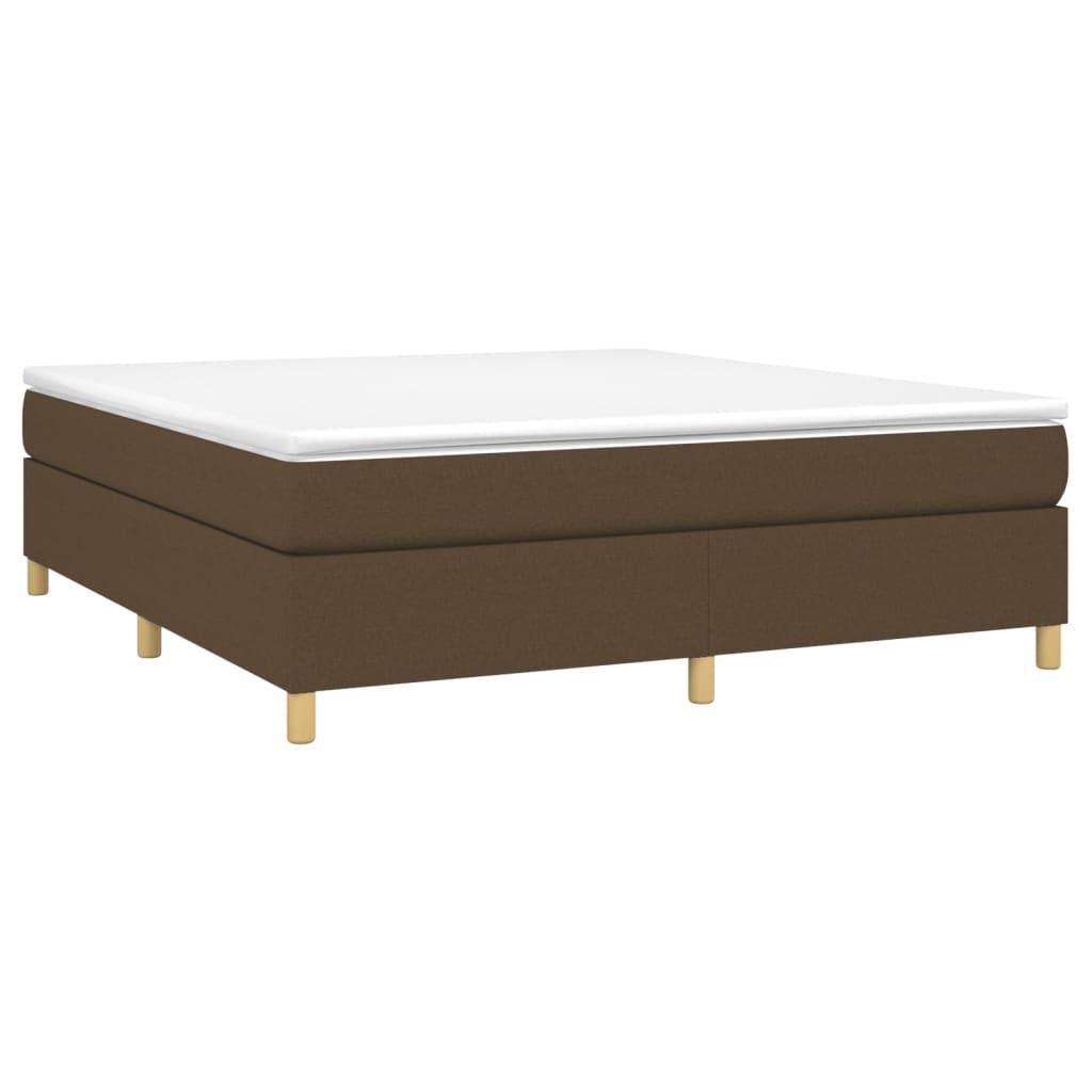 Sommier à lattes de lit avec matelas Marron foncé 180x200 cm - XIOS