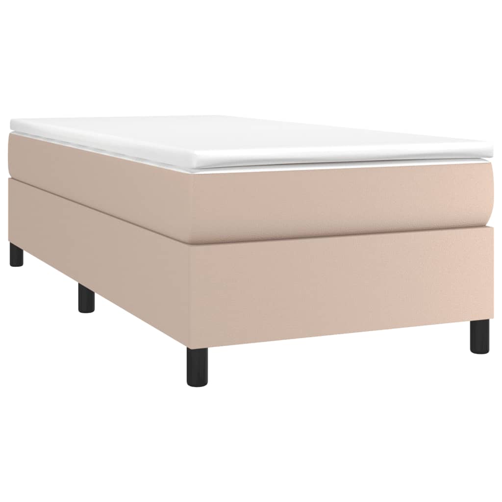 Sommier à lattes de lit avec matelas Cappuccino 90x190 cm - XIOS