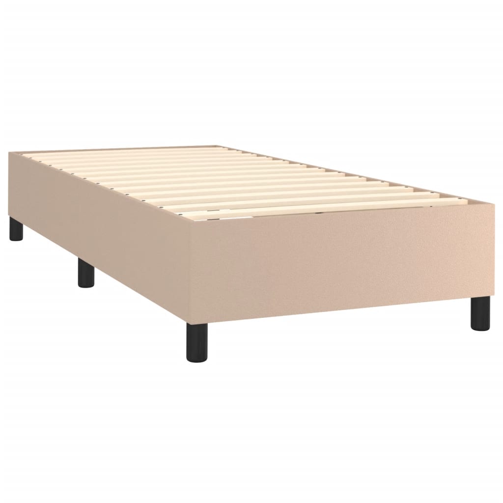 Sommier à lattes de lit avec matelas Cappuccino 90x190 cm - XIOS