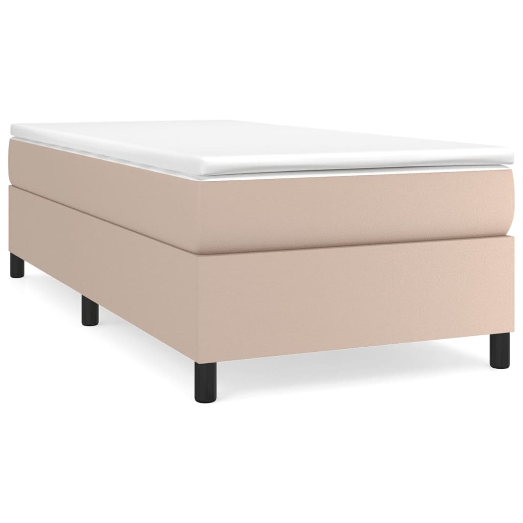 Sommier à lattes de lit avec matelas Cappuccino 100x200 cm - XIOS