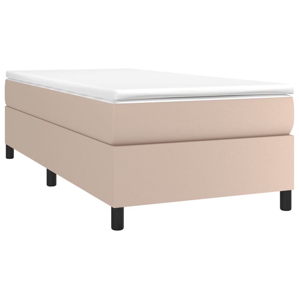 Sommier à lattes de lit avec matelas Cappuccino 100x200 cm - XIOS