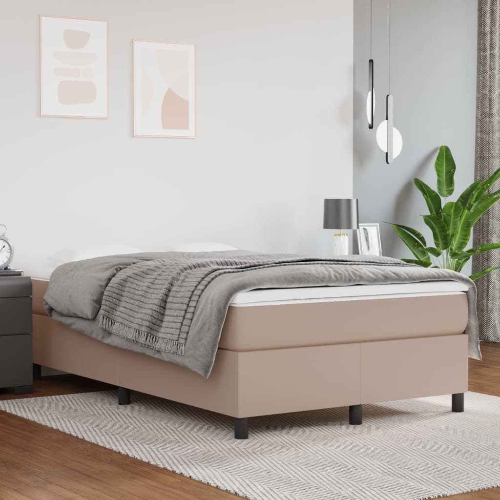 Sommier à lattes de lit avec matelas Cappuccino 120x200 cm - XIOS