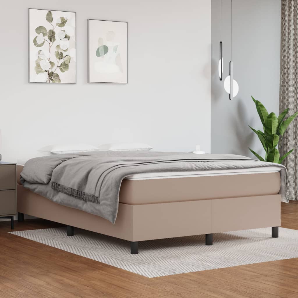 Sommier à lattes de lit avec matelas Cappuccino 140x200 cm - XIOS