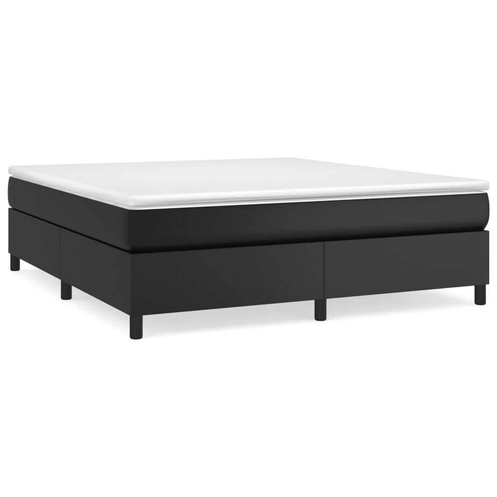 Sommier à lattes de lit avec matelas Noir 160x200 cm - XIOS