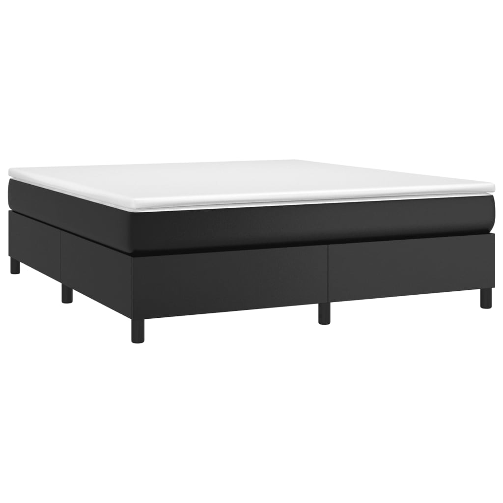 Sommier à lattes de lit avec matelas Noir 160x200 cm - XIOS