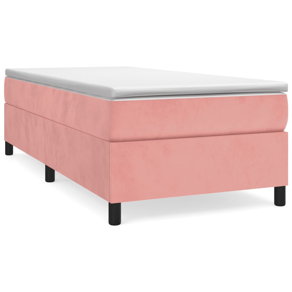 Sommier à lattes de lit et matelas Rose 80x200 cm Velours - XIOS