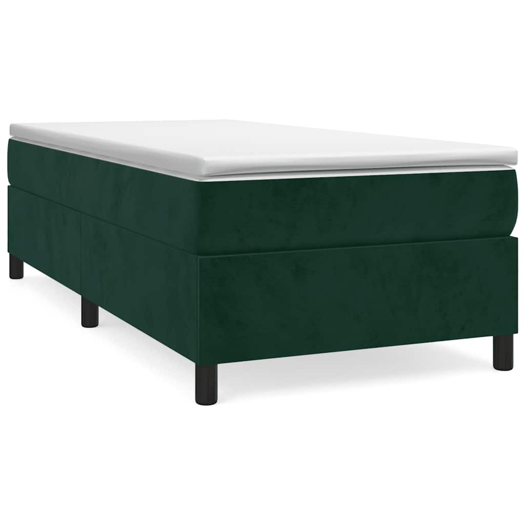 Sommier à lattes de lit avec matelas Vert foncé 90x190 cm - XIOS