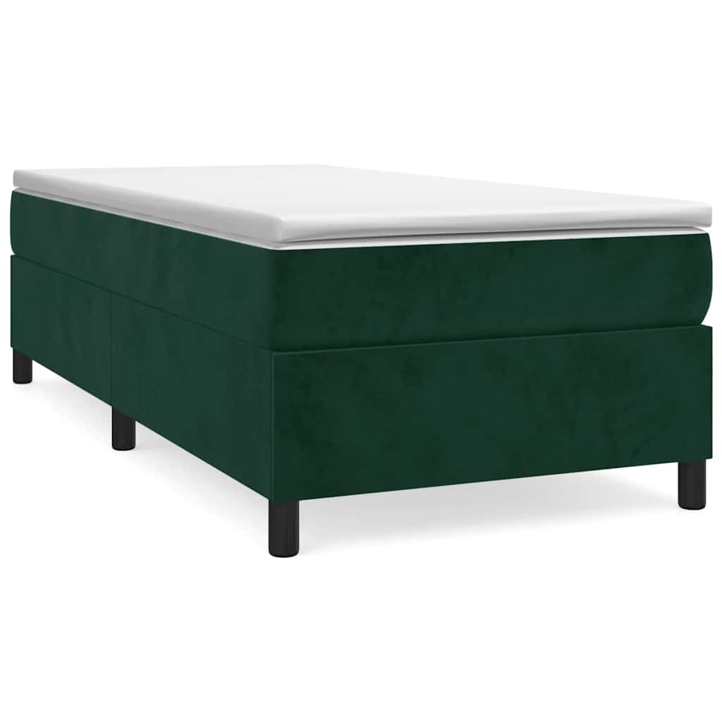 Sommier à lattes de lit avec matelas Vert foncé 90x200 cm - XIOS