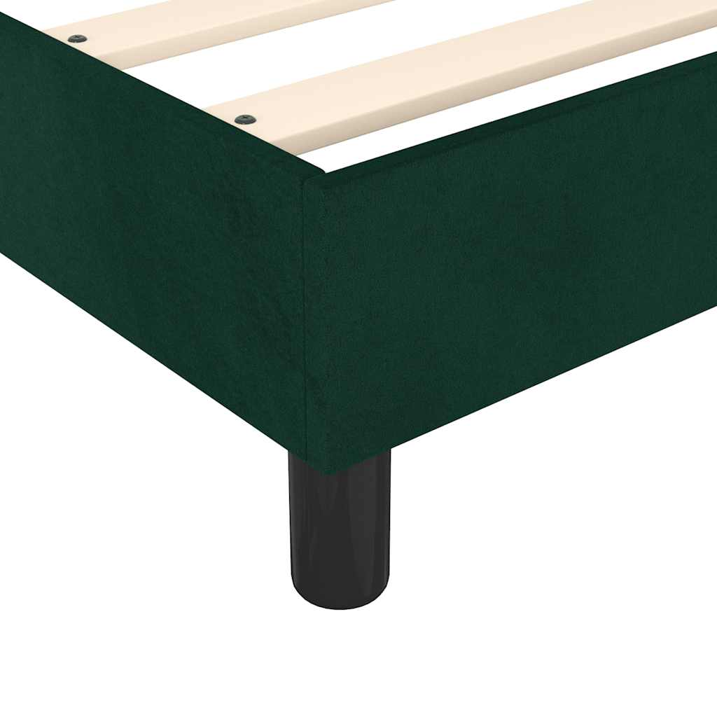Sommier à lattes de lit avec matelas Vert foncé 90x200 cm - XIOS