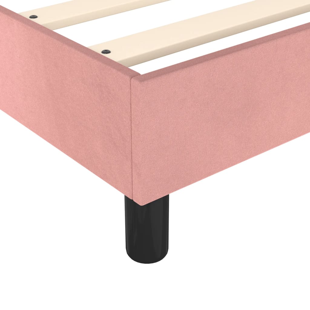 Sommier à lattes de lit avec matelas Rose 140x200 cm Velours - XIOS
