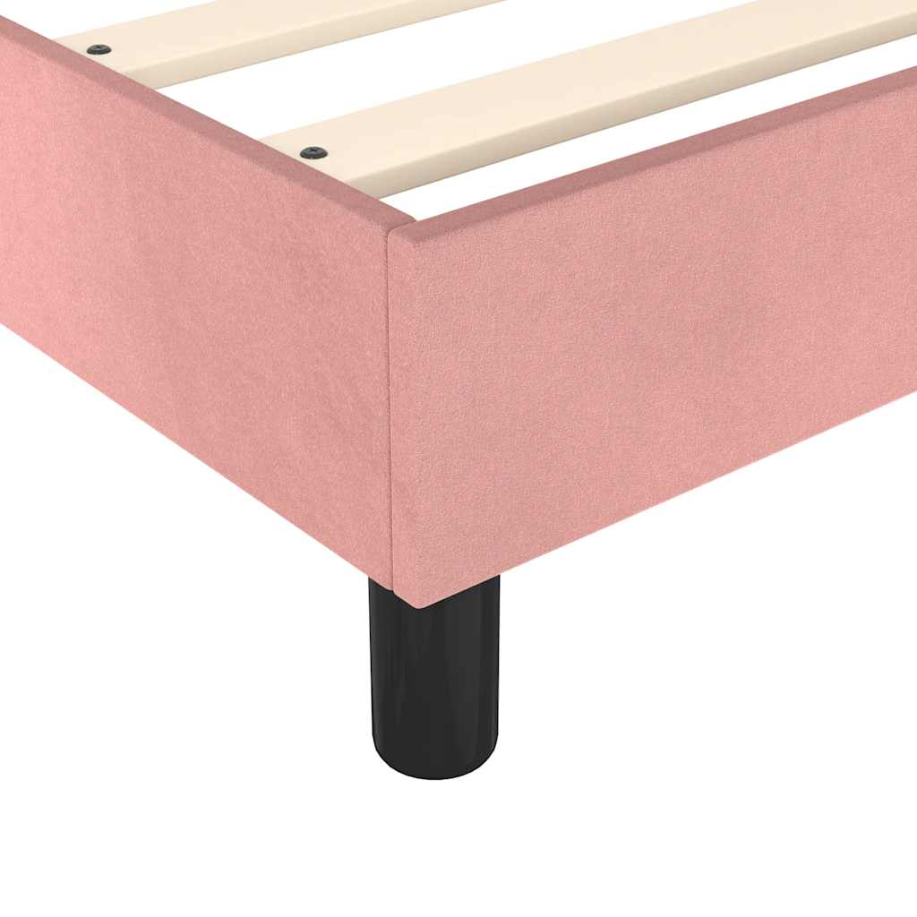 Sommier à lattes de lit avec matelas Rose 200x200 cm Velours - XIOS