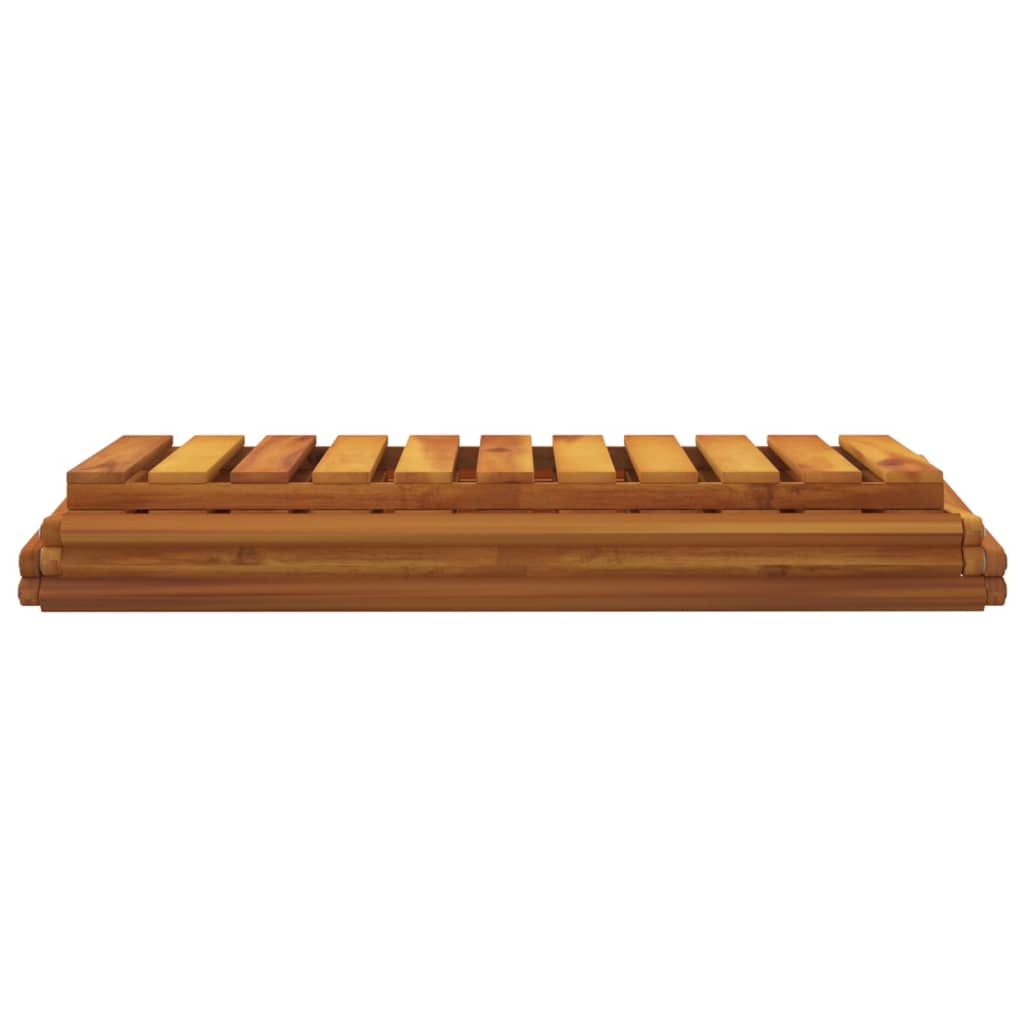 Étagère pliable à 3 niveaux Marron 70x31x63 cm Bois d'acacia - XIOS