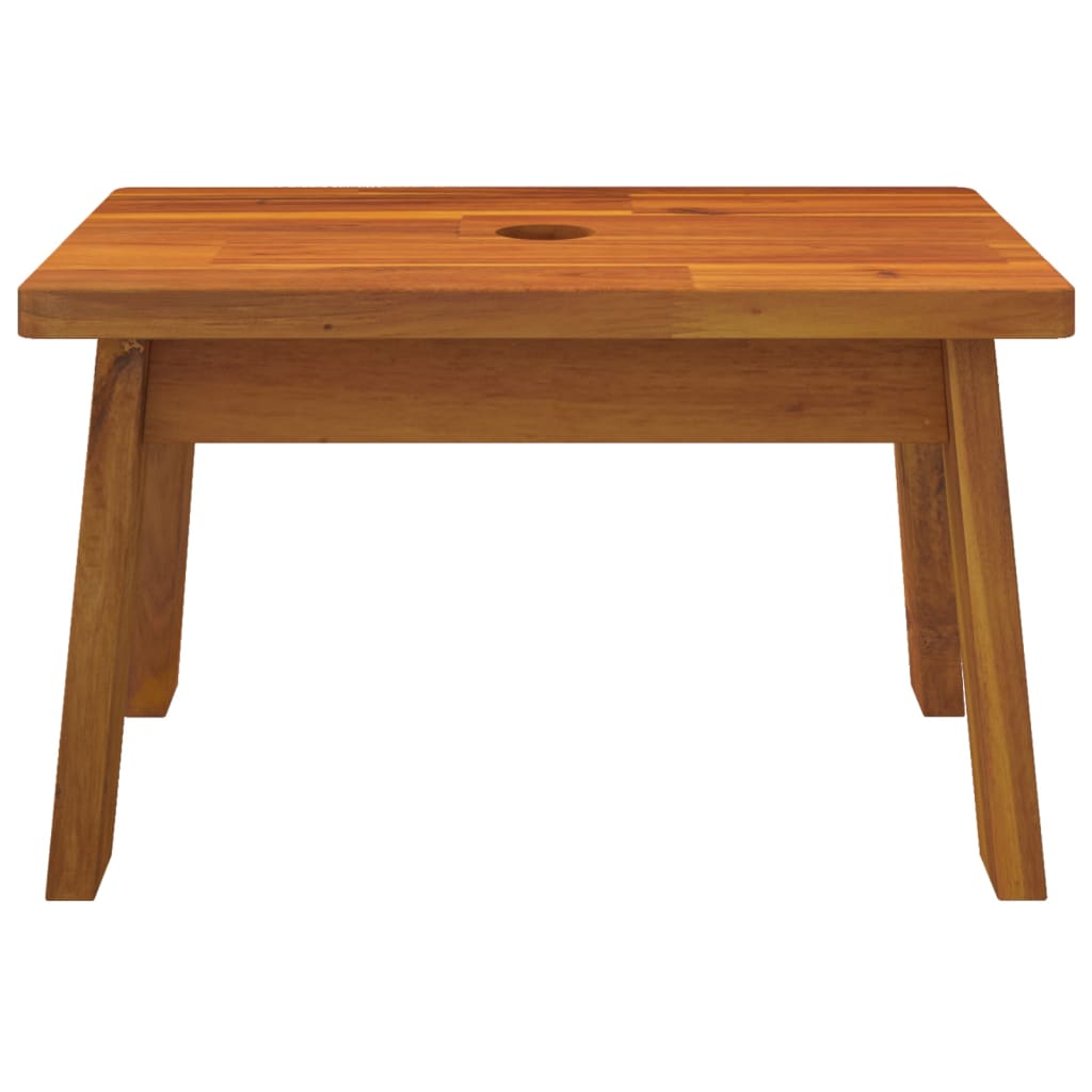 Tabouret-escabeau 38x26x22 cm Bois d'acacia solide