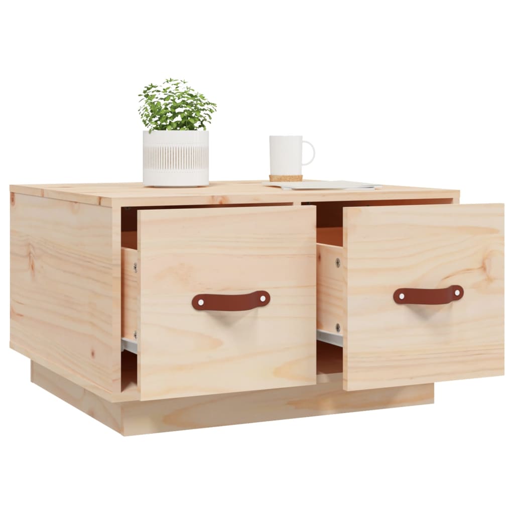 Table basse 60x53x35 cm Bois massif de pin - XIOS