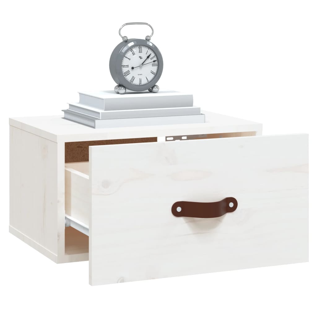 Tables de chevet murales 2 pcs Blanc 40x29,5x22 cm - XIOS