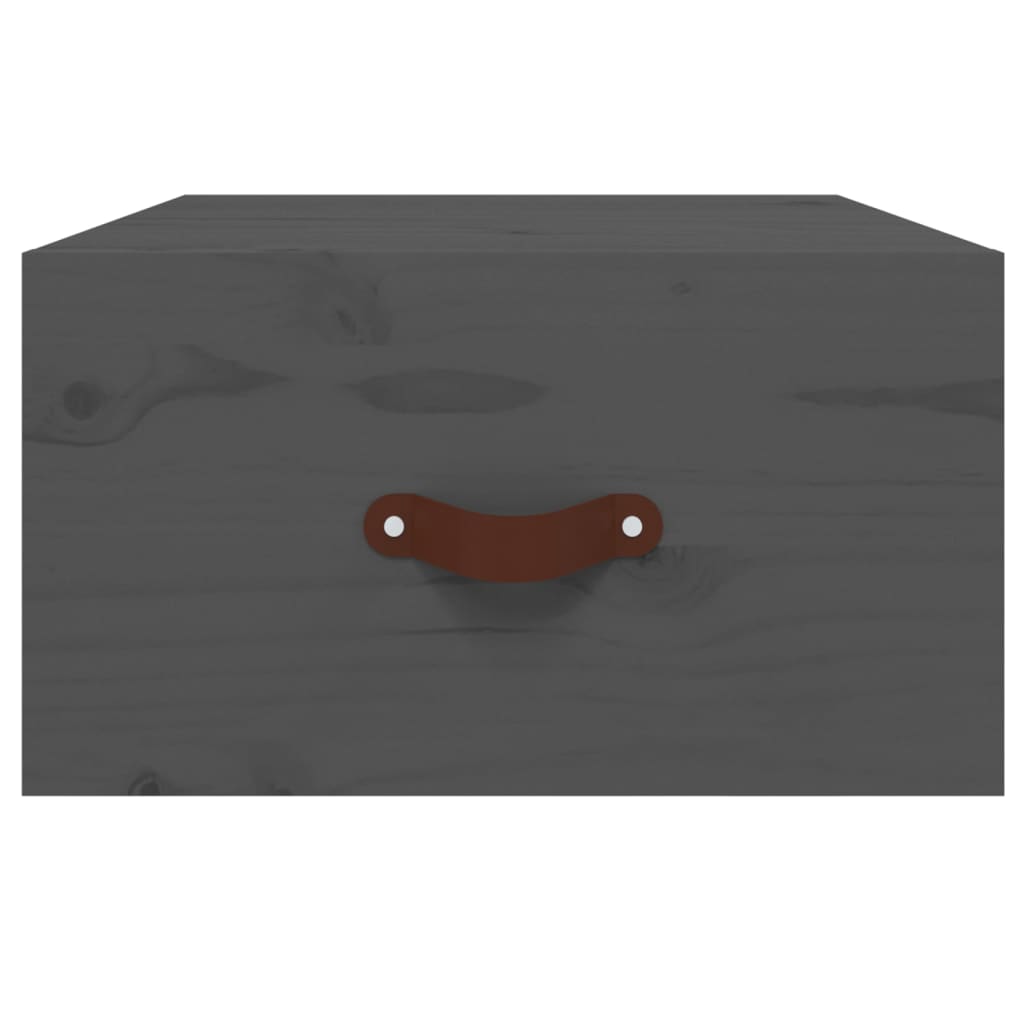 Tables de chevet murales 2 pcs Gris 40x29,5x22 cm - XIOS