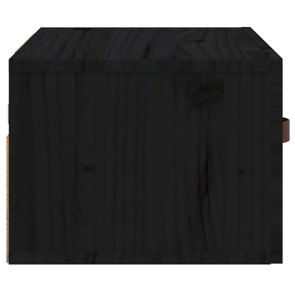 Table de chevet murale Noir 40x29,5x22 cm - XIOS
