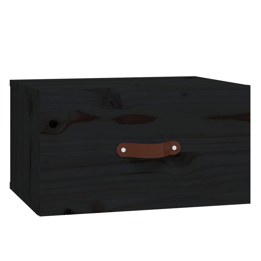 Tables de chevet murales 2 pcs Noir 40x29,5x22 cm - XIOS