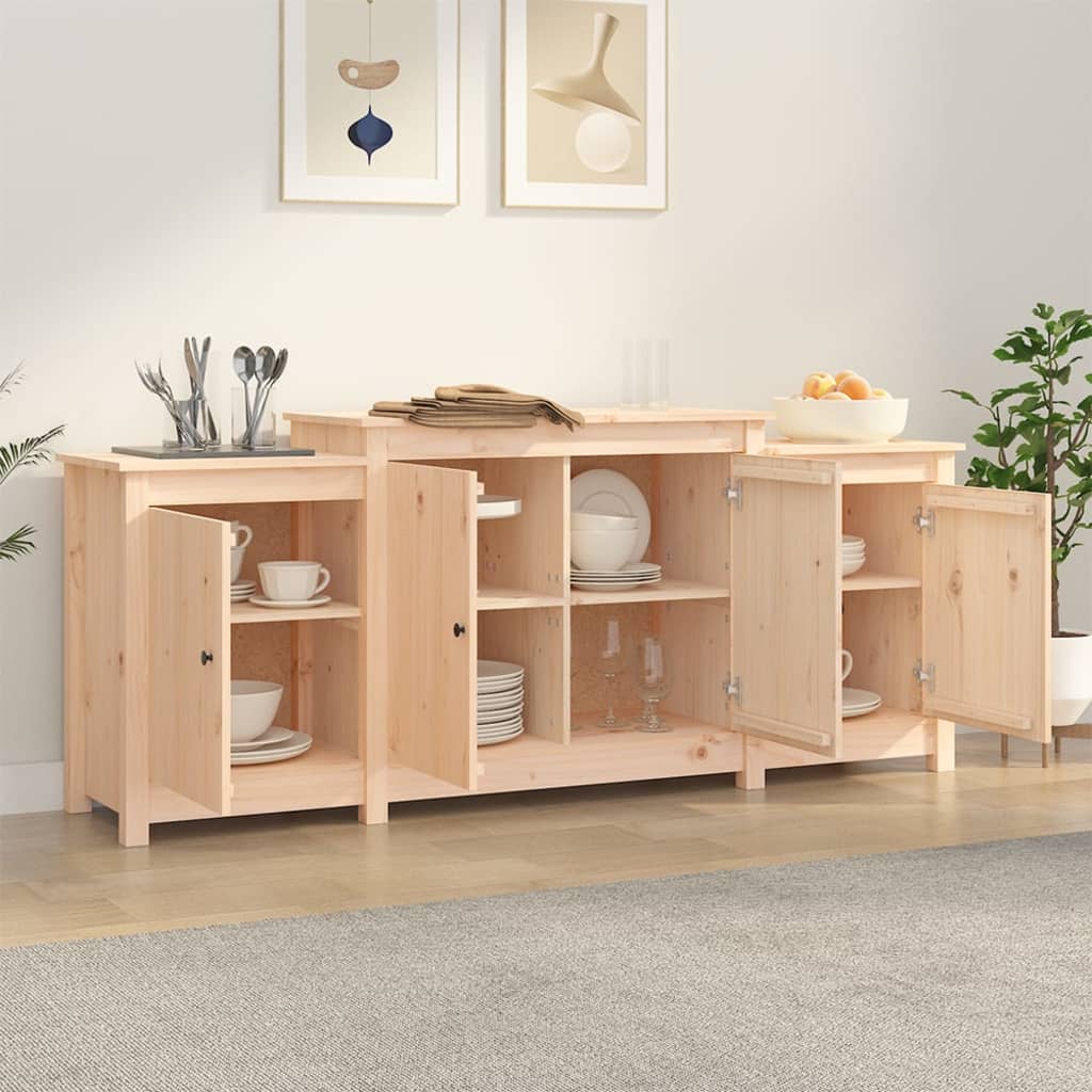 Buffet 164x37x68 cm Bois massif de pin - XIOS