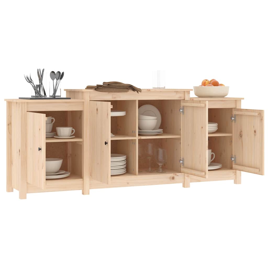 Buffet 164x37x68 cm Bois massif Pin
