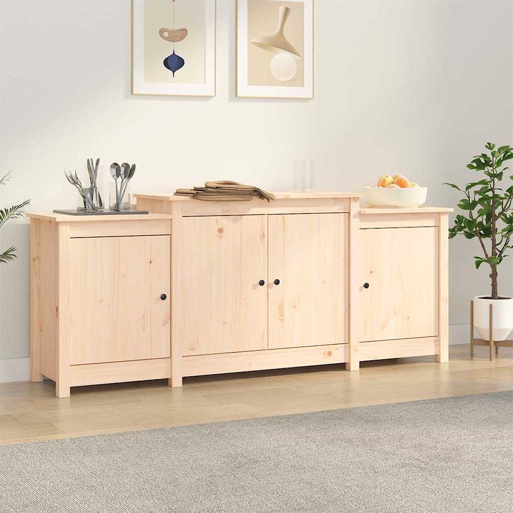 Buffet 164x37x68 cm Bois massif Pin