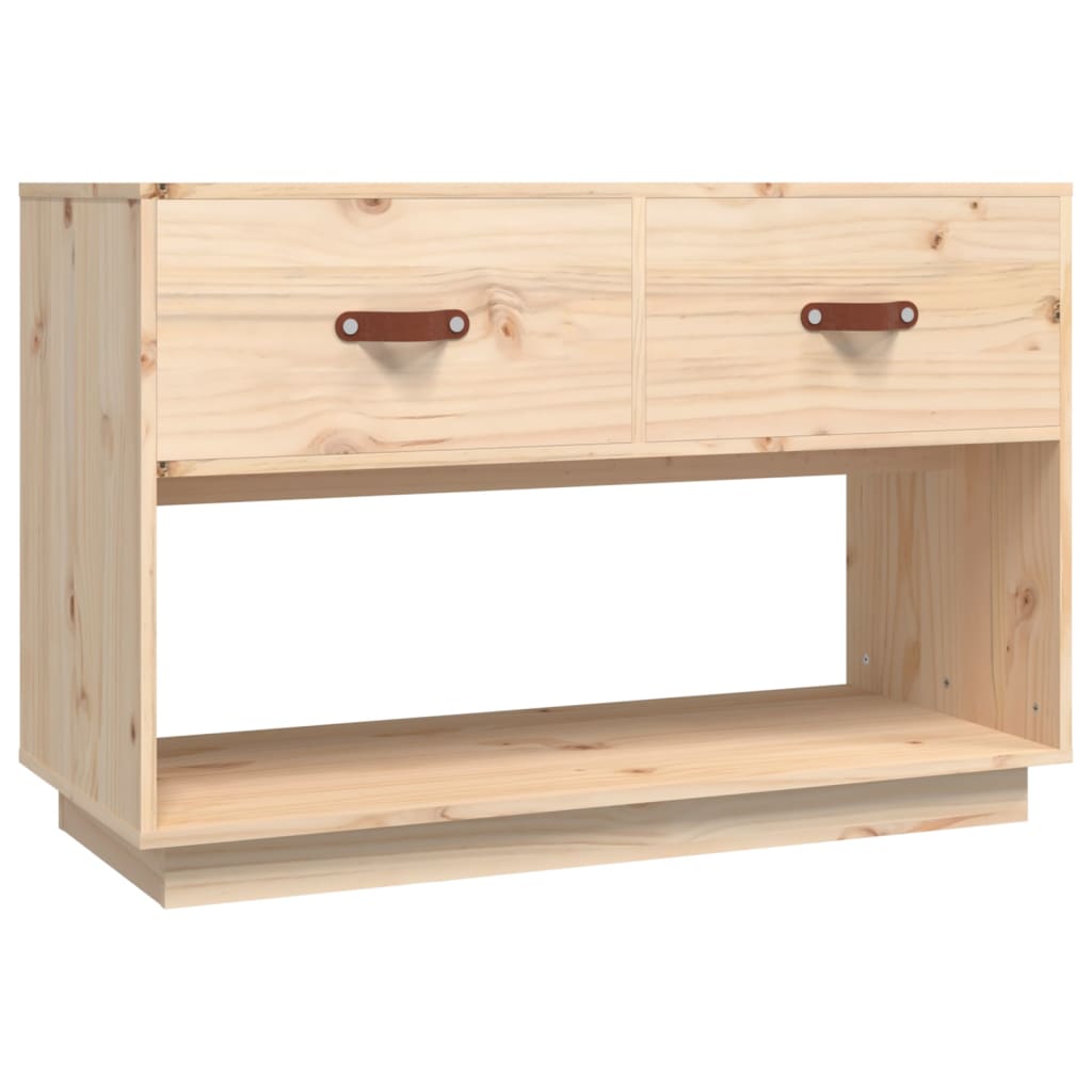 Meuble TV 90x40x60 cm Bois de pin massif - XIOS