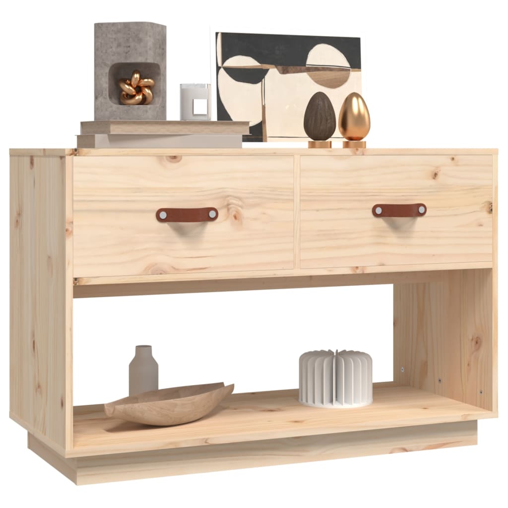 Meuble TV 90x40x60 cm Bois de pin massif - XIOS