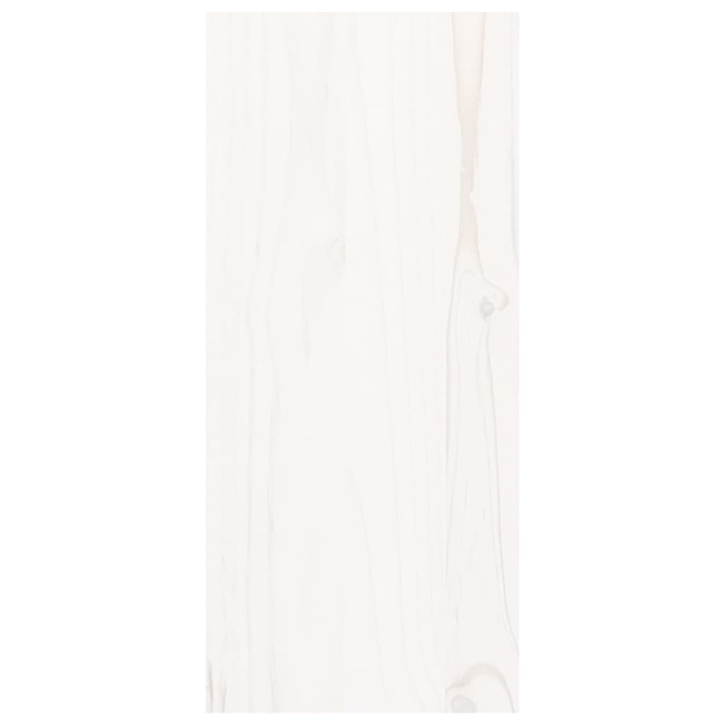 Cave à vin Blanc 56x25x56 cm Bois massif Pin - XIOS