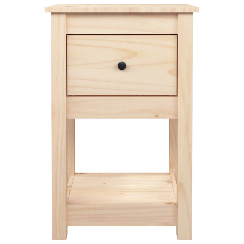 Tables de chevet 2 pcs 40x35x61,5 cm Bois de pin massif - XIOS