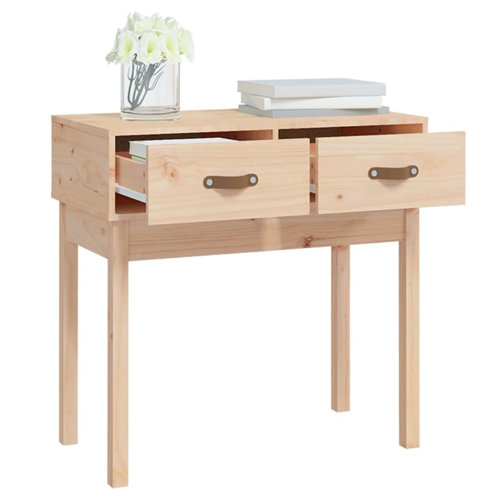 Table console 76,5x40x75 cm Bois massif de pin - XIOS