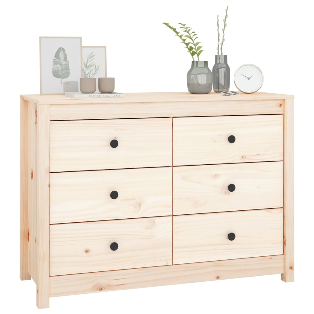 Armoire latérale 100x40x72 cm Bois de pin massif - XIOS