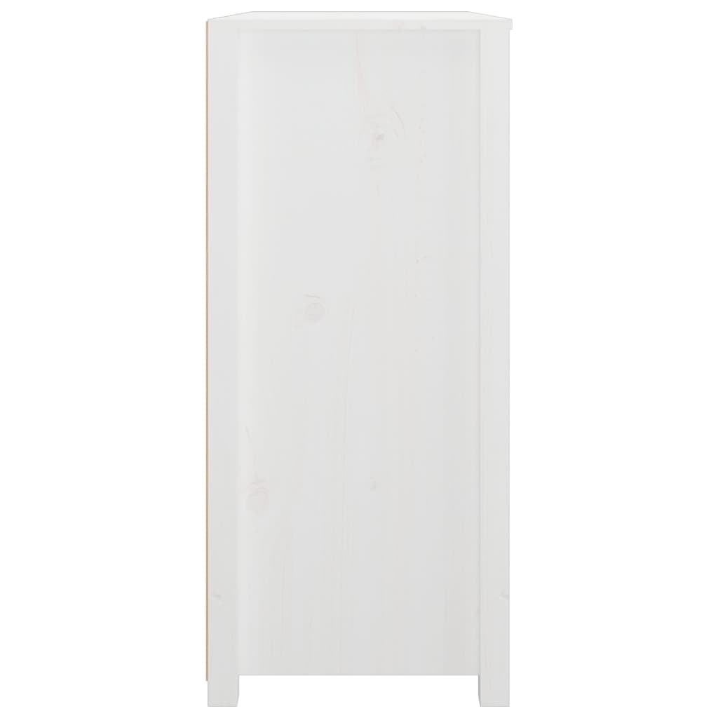 Armoire latérale Blanc 100x40x90 cm Bois de pin massif - XIOS