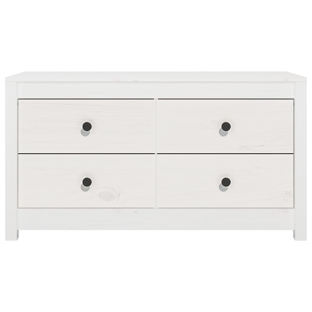 Armoire latérale Blanc 100x40x54 cm Bois de pin massif - XIOS