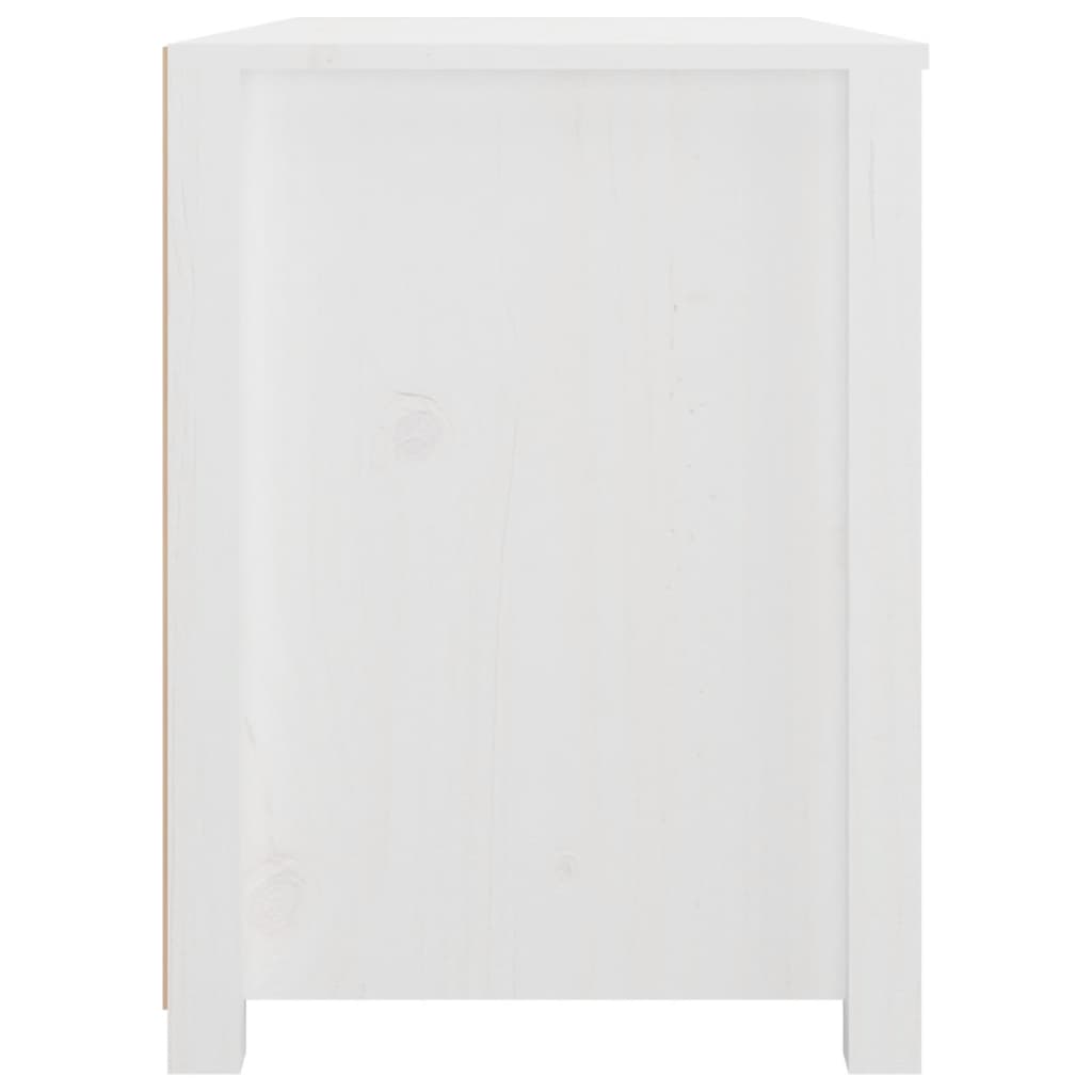 Armoire latérale Blanc 100x40x54 cm Bois de pin massif - XIOS