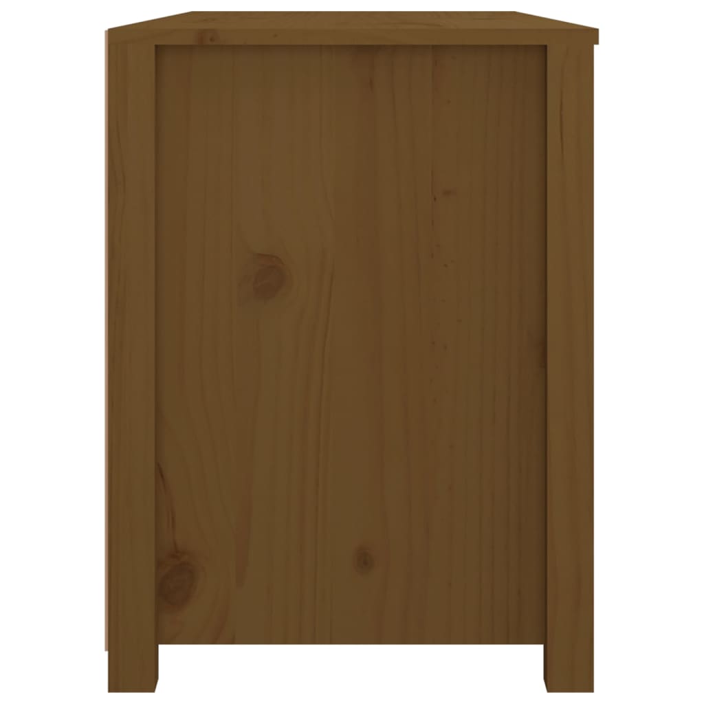 Armoire latérale Marron Miel 100x40x54 cm Bois de pin massif - XIOS
