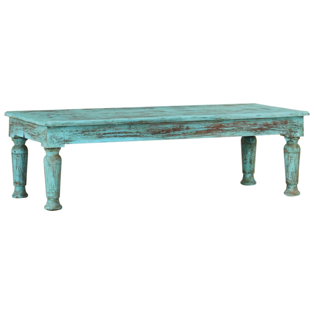 Table basse 110x50x34 cm Bois de récupération massif - XIOS