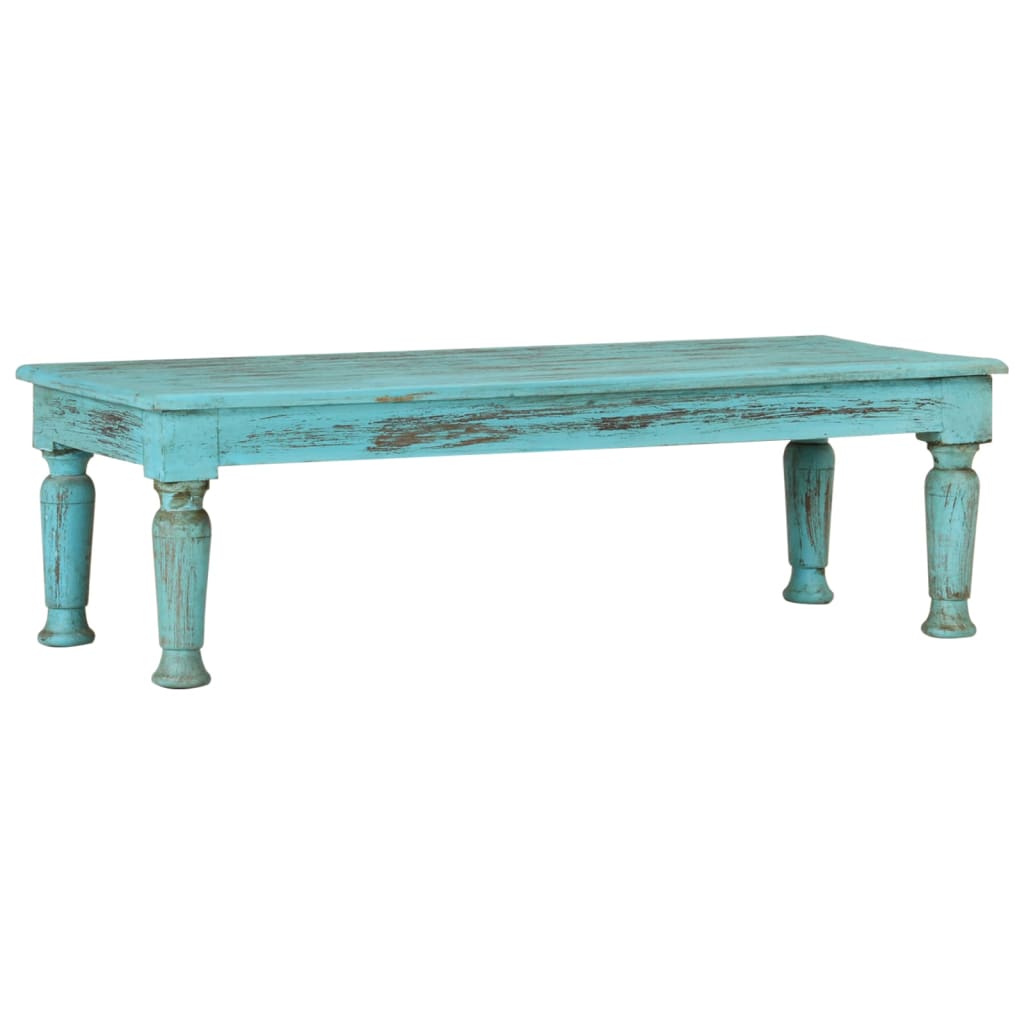 Table basse 110x50x34 cm Bois de récupération massif - XIOS