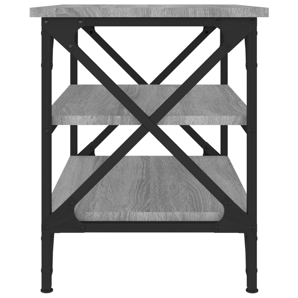 Table d'appoint Sonoma gris 55x38x45 cm Bois d'ingénierie - XIOS