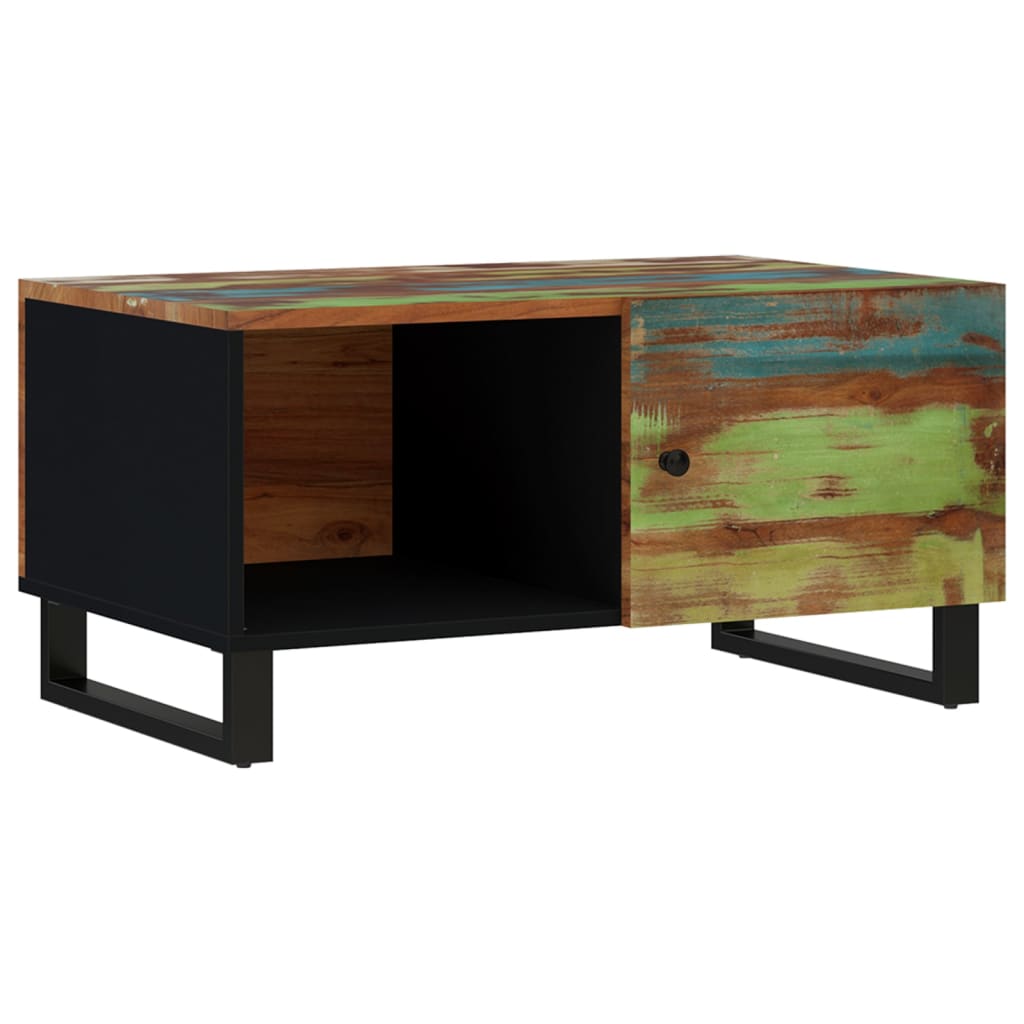 Table basse 80x50x40 cm Bois de récupération et d'ingénierie - XIOS