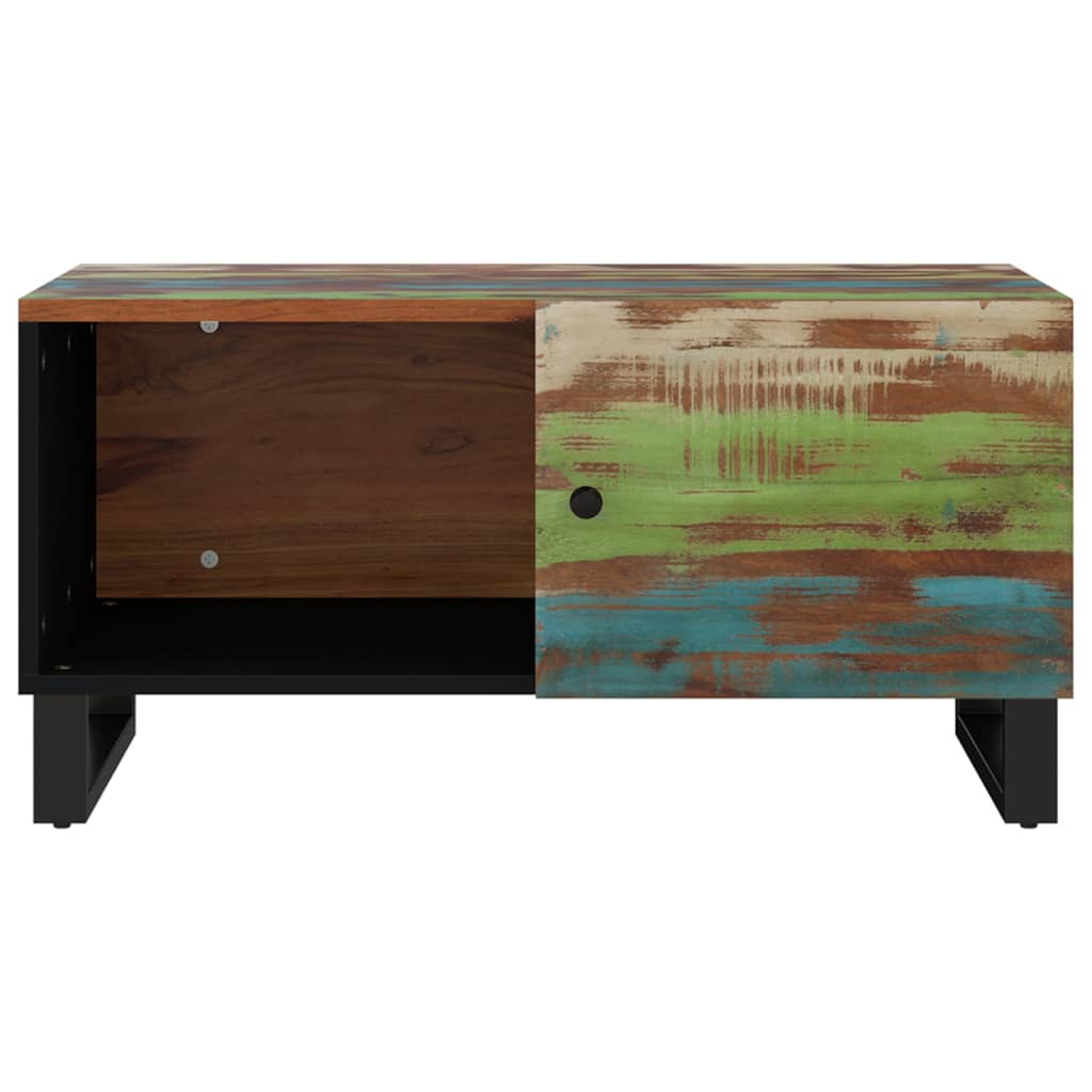 Table basse 80x50x40 cm Bois de récupération et d'ingénierie - XIOS